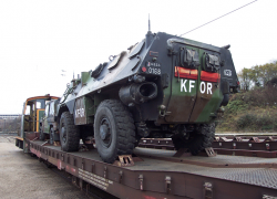 The Kosovo Force (KFOR) enters Kosovo