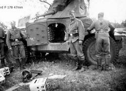 AMD 178 DESTROYED TWO PANZER IV TANKS