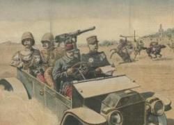 General Lyautey moved around Morocco in an armoured car