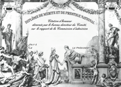 PAUL PANHARD RECEIVES THE DIPLOMA "PRESTIGE DE LA FRANCE